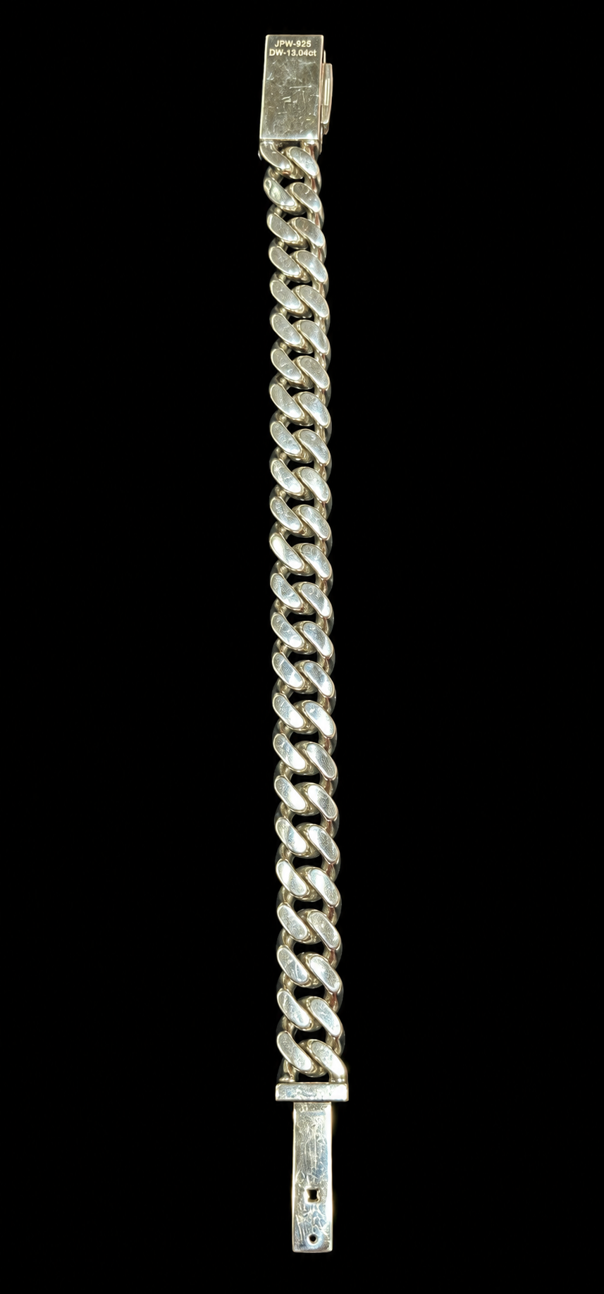Silver Lab Grown Diamond Miami Cuban Bracelet-13.04 CTW