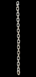 Silver Lab Grown Diamond Link Bracelet-10.90 CTW