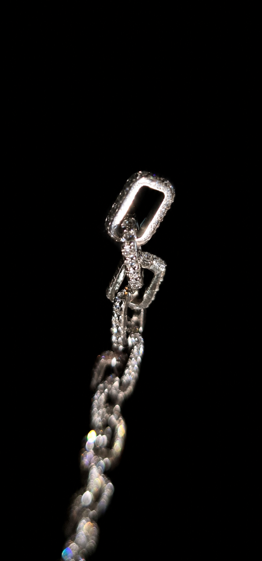 Silver Lab Grown Diamond Link Bracelet-10.90 CTW