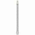 Silver Natural Diamond Snake Bracelet 12MM-6.90 CTW