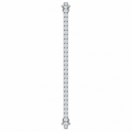 14KT White Gold Lab-Grown Diamond Tennis Bracelet-10.01 CTW