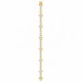 14KT Gold Lab Grown Diamond Floral Setting Bracelet-2.50 CTW